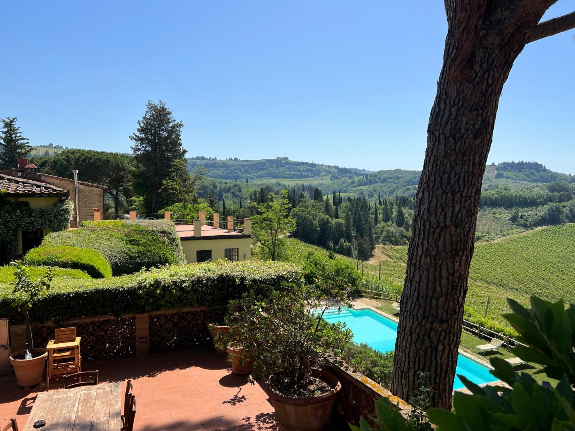 Agriturismo Bio Fattoria Bacio Certaldo Bagian luar foto