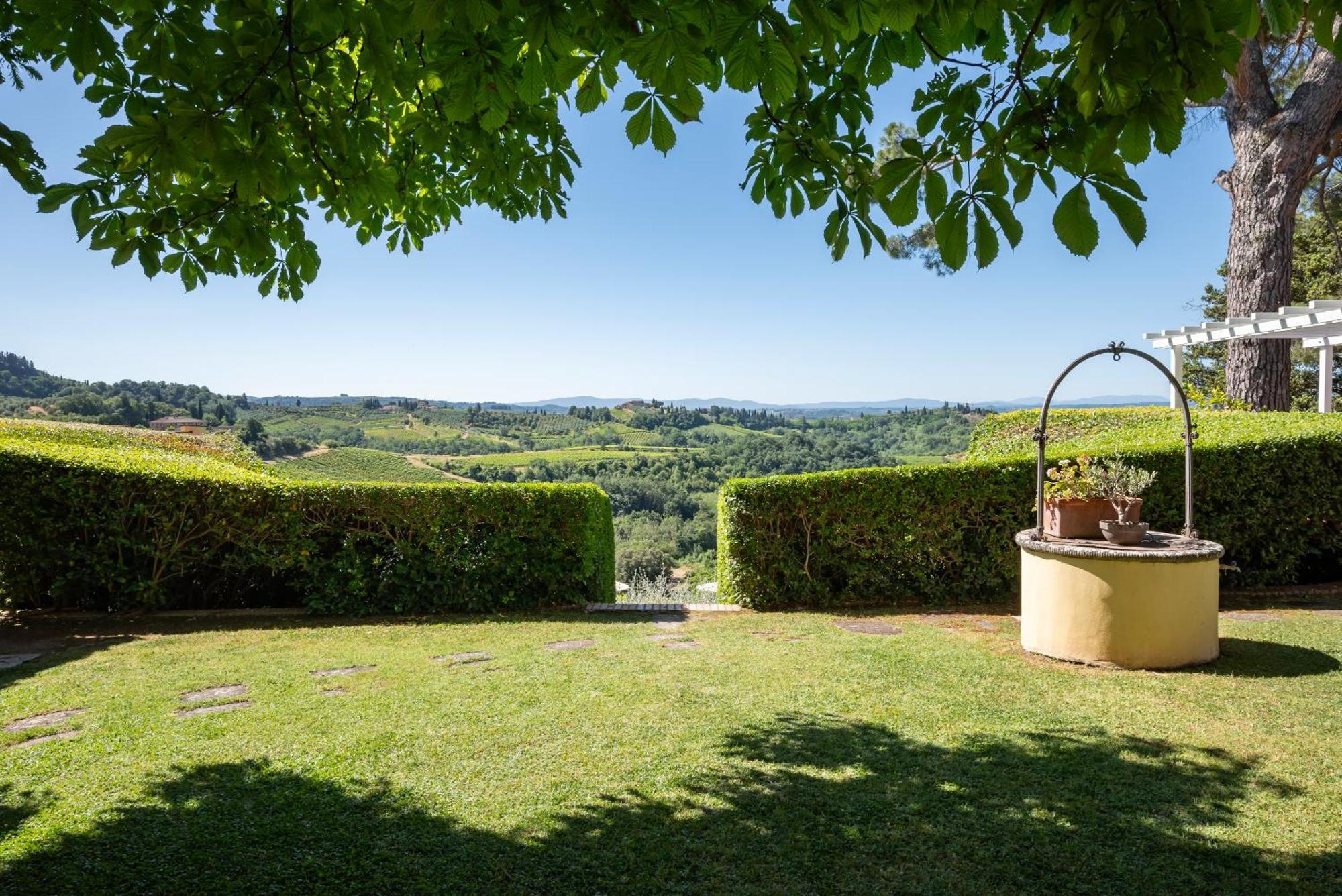 Agriturismo Bio Fattoria Bacio Certaldo Bagian luar foto