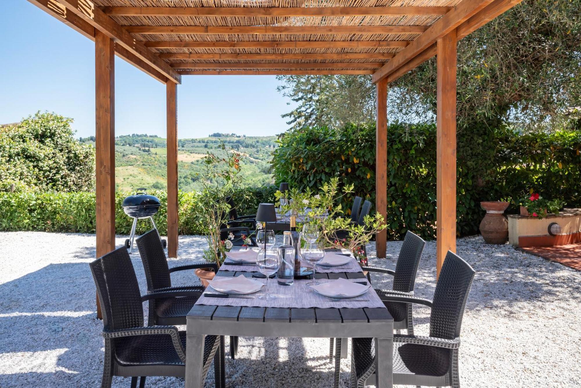 Agriturismo Bio Fattoria Bacio Certaldo Bagian luar foto