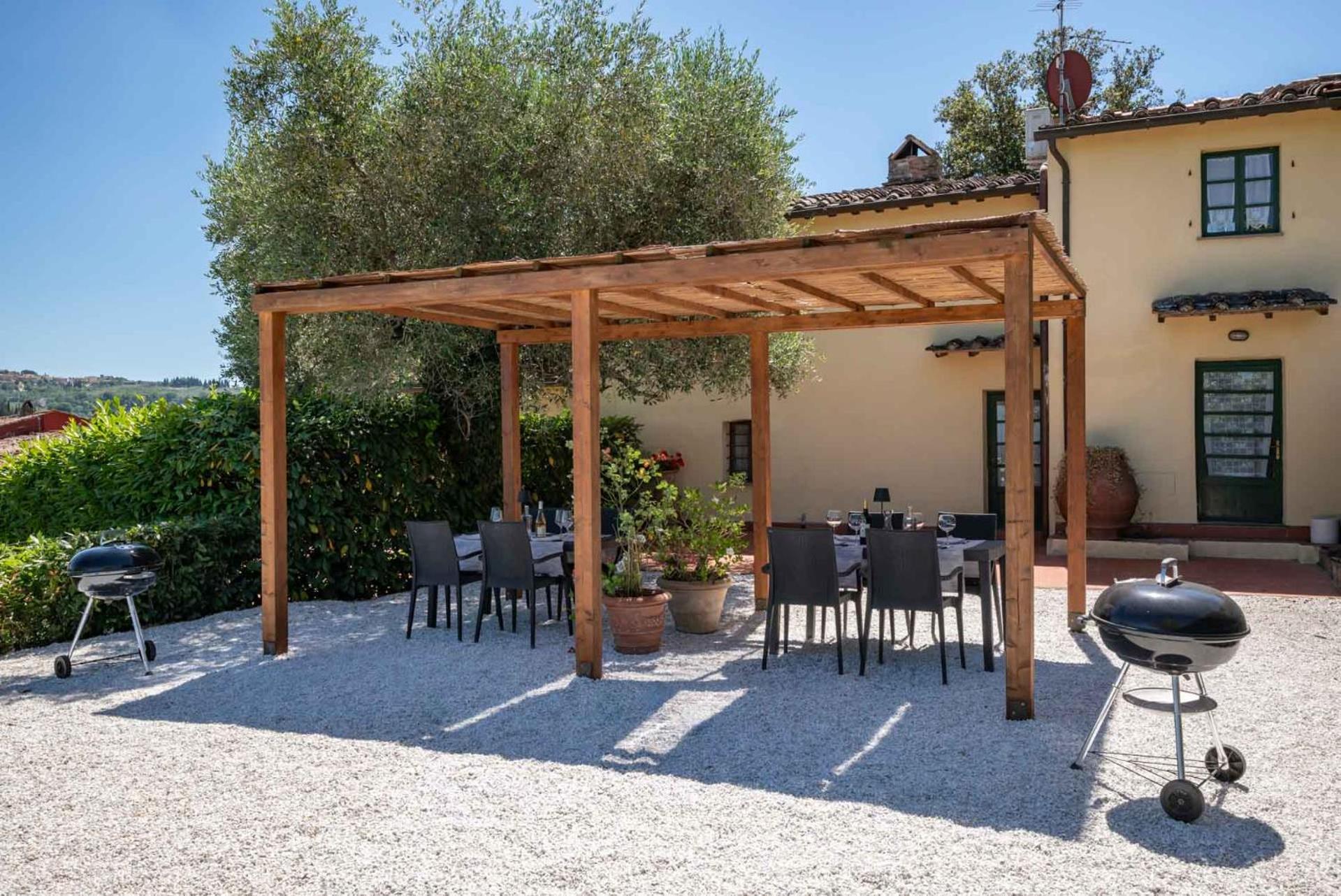 Agriturismo Bio Fattoria Bacio Certaldo Bagian luar foto